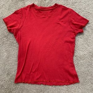 lettuce edge baby tee